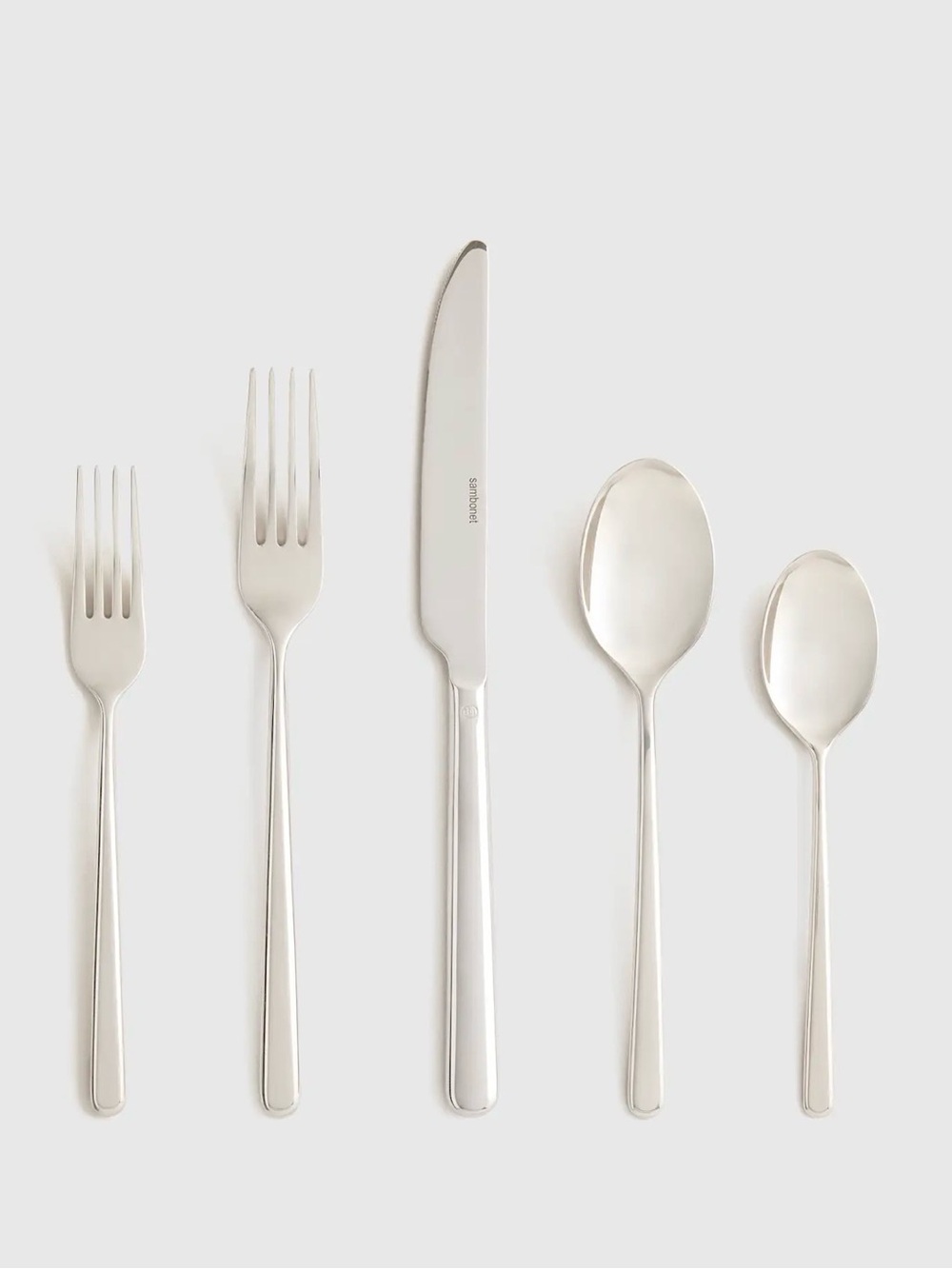 Quince Gia Minimalist 20 Piece Flatware Stainless Steel Set